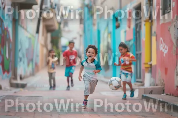 ילדים משחקים ברחובות חיפה, ממדינת ישראל. רגל, בן אנוש, כֵּיף