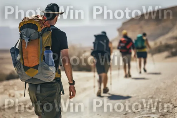 טיול קבוצתי במדבר הנגב, ממדינת ישראל. שָׁמַיִם, מזוודות ותיקים, טיול