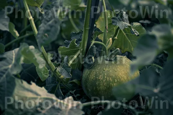 גינה קהילתית עם פירות וירקות בשלים. מזונות טבעיים, תוצרת, עץ פרי