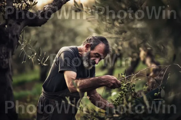 מסיק זיתים בכפר גלילי כפרי, ממדינת ישראל. צמח, עץ, שַׂמֵחַ