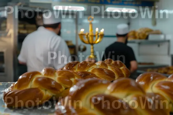 אופים מכינים לחם חלה לשבת בבאר שבע ממדינת ישראל. מזון, מַרכִּיב, מִטְבָּח