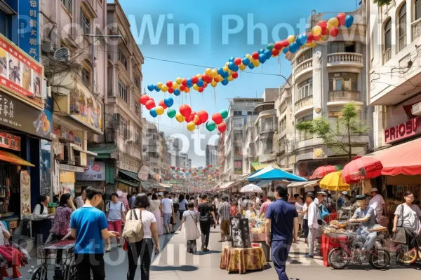 צלם מומחה לוכד רגע גלוי ברחוב סואן בעיר. שָׁמַיִם, גַלגַל, צמיג