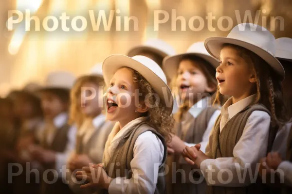 תלמידי בית ספר מתפללים בכותל, משאירים פתקים בכתב יד של תקווה ותפילה ממדינת ישראל. יד, כובע שמש, צילום פלאש