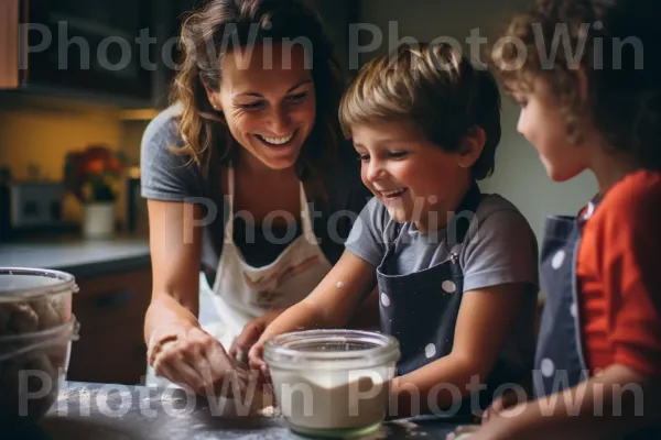 מפגש אפייה משפחתי, יצירת פינוקים טעימים וזיכרונות נפלאים. כלי הגשה, כלי שתייה, קפה