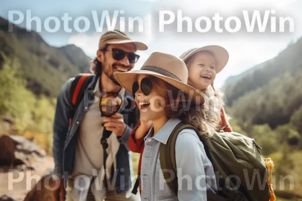 טיול משפחתי הופך להרפתקה מלאה בצחוק וחקירה. חיוך, כובע, טֶבַע