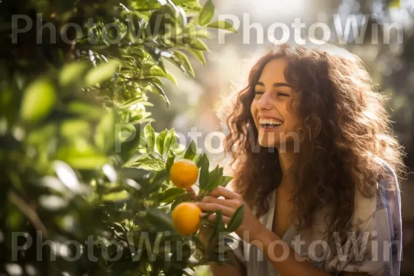 אישה לוגם תה צמחים ישראלי ארומטי העשוי מעלי הדר טריים. מזון, עלה, צילום פלאש