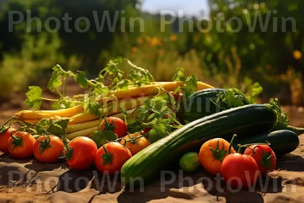 תוצרת ישראלית טרייה המוצגת בצורה ציורית. סקווש חורף, מזונות טבעיים, קישוא