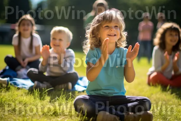 אחים תומכים מריעים למשחק הספורט של אחיהם הקטנים. אנשים בטבע, שַׂמֵחַ, אוֹר שֶׁמֶשׁ