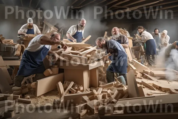 צוות נגרות ישראלי דינמי מציג את האומנות ועבודת הצוות שלהם. כֵּיף, הַנדָסָה, עֵץ