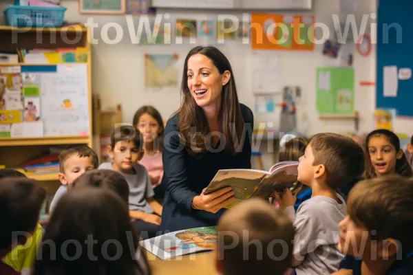 מורה ישראלי מסור המעצים את התלמידים בידע והשראה. חוּלצָה, בִּניָן, קבוצה חברתית