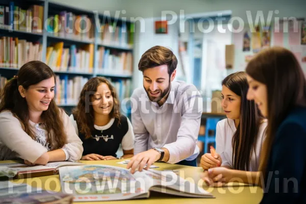 מורים ישראלים מסורים המעסיקים את התלמידים בכיתה מעוררת השראה. חיוך, קהילה, שׁוּלְחָן כְּתִיבָה