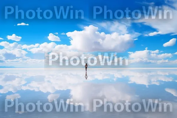 Uyuni Salt Flats, בוליביה - מרחב סוריאליסטי ואינסופי. ענן, כְּחוֹל, אנשים בטבע