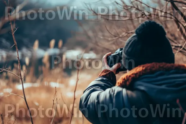 צלם מיומן מצלם רגעים שובי לב בדיוק. צַלָם, אנשים בטבע, עץ