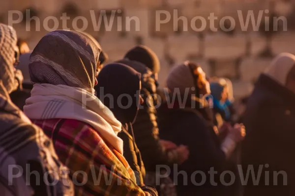 תפילות קבוצתיות חגיגיות בכותל, המתחברות למסורות עתיקות יומין ממדינת ישראל. קָהָל, עִיר, כובע