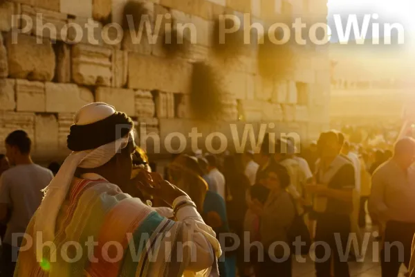 תפילות קבוצתיות חגיגיות בכותל, המתחברות למסורות עתיקות יומין ממדינת ישראל. אירוע, קָהָל, בִּניָן