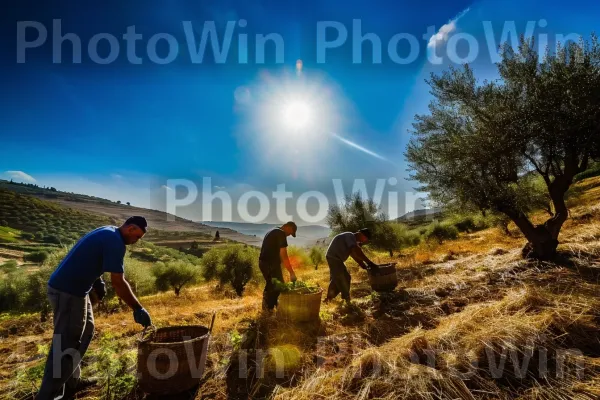 חקלאים מסיק זיתים בארץ ישראל המקראית ממדינת ישראל. קהילת צמחים, עֵץ, נוף טבעי