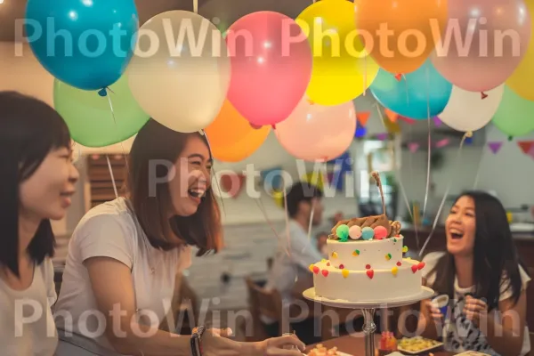 מסיבת הפתעה בלתי נשכחת מלאה בצחוק ואהבה. חיוך, ירוק, תְאוּרָה