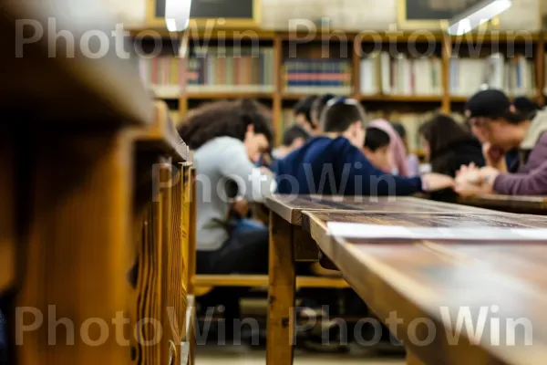 תלמידים שקועים בדיון מונפש בישיבה ירושלמית, למידה לכל החיים, ממדינת ישראל. מַדָף, כִּסֵא, פרסום