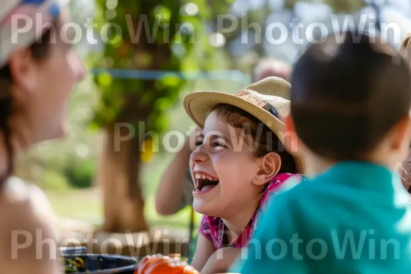 משפחות נהנות מפיקניק קיץ תוך שמירה על כשרות, ממדינת ישראל. חיוך, שַׂמֵחַ, פְּנַאִי