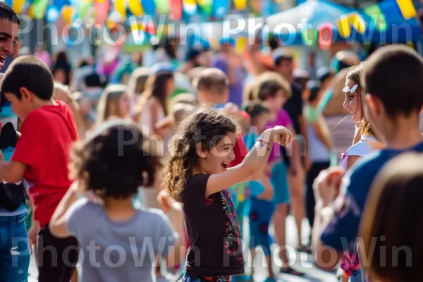 המונים רוקדים ושרים בפסטיבלי רחוב תוססים, חובקים את התרבות הישראלית, ממדינת ישראל. מִכְנָסַיִים קְצָרִים, קַיִץ, בידור