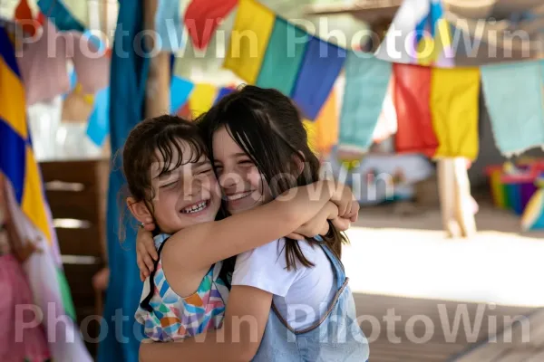 פרצופים מחייכים של ילדים מחבקים את שמחת הקייטנה הישראלית ממדינת ישראל. חיוך, פְּנַאִי, כֵּיף