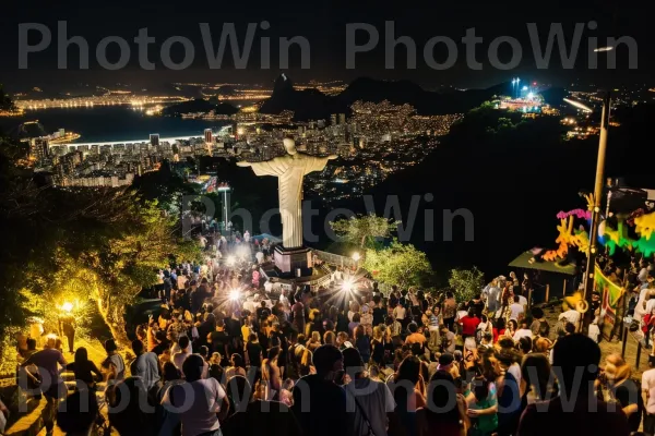 התפנקו בחיי הלילה התוססים של ריו דה ז\'נרו, ברזיל. פְּנַאִי, עִיר, שָׁמַיִם