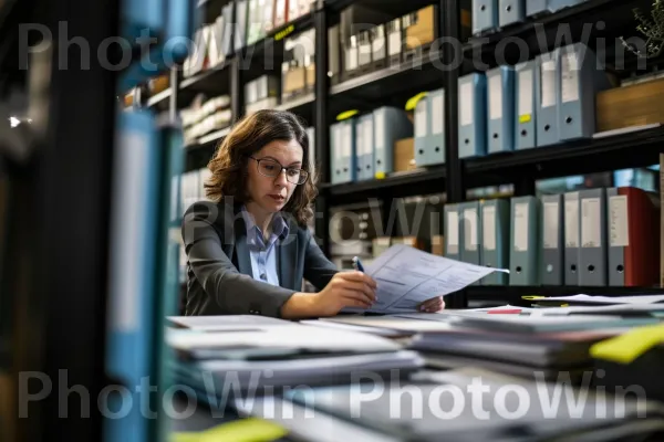 מתמחה מסור בארגון עבודות בשקדנות במשרד עמוס. מוצר, כּוֹנָנִית, פרסום