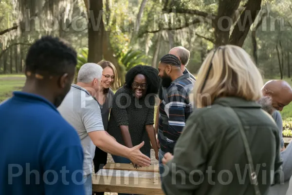 צוות מקצועי המעצים אחד את השני בטיול עבודה. סביבה טבעית, פְּנַאִי, מישקפי שמש