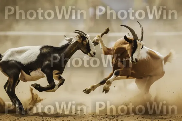 מתאבקים עזים נקלעו לקרב התמודדות אינטנסיבי. צופר, חוֹטֶם, אירוע