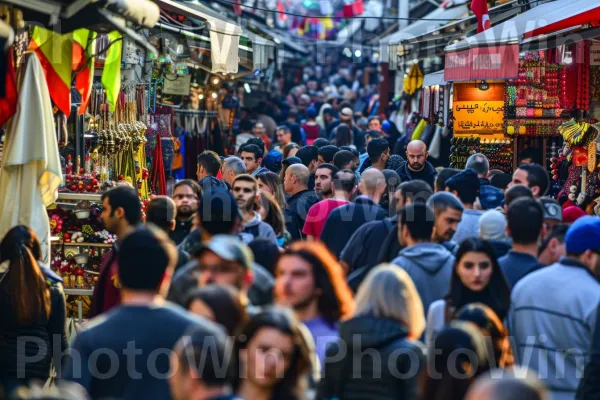 שוק רחוב תוסס המציג אינספור תרבויות ומטבחים. מוצר, תַשׁתִית, קהילה