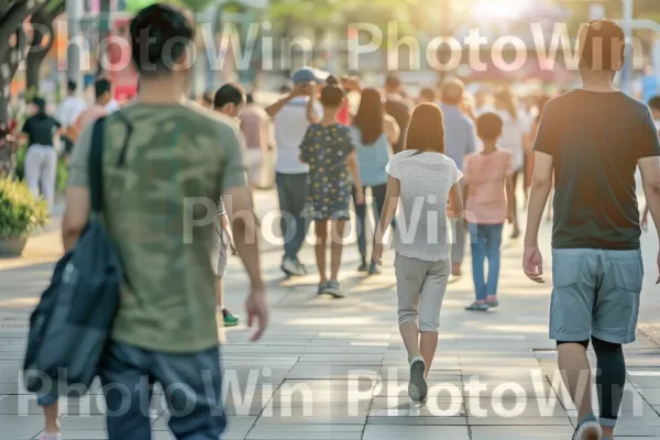 תמונת מצב של תושבי ערים מגוונים המבצעים את שגרת יומם. אופנה, צמח, עוֹמֵד